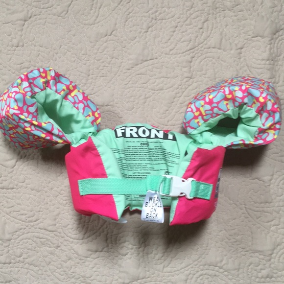 Speedo Splash Jammer Life Jacket Swim Vest Floatie Child 30-50lbs - Picture 3 of 14